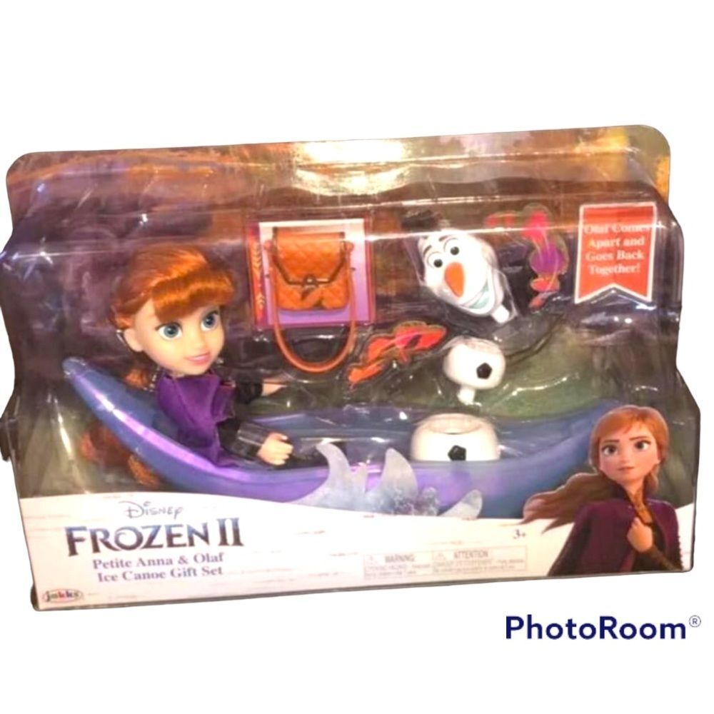 Disney Frozen II Petite Princess Anna Olaf Ice Canoe Gift Set Play NEW SEALED